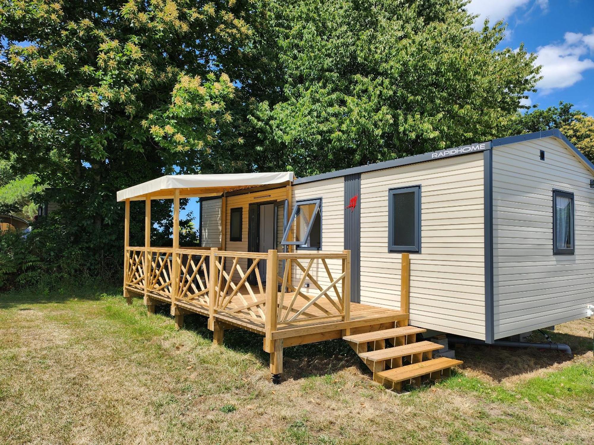 Camping Le Balcon De La Baie Saint-Marcan Exterior foto